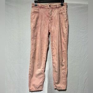 Pilcro and the Letterpress By Anthropologie Womens Jeans Size 25 Pink 5 Pockets